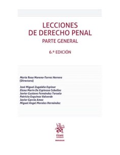 LECCIONES DE DERECHO PENAL PARTE GENERAL 6ª EDICION